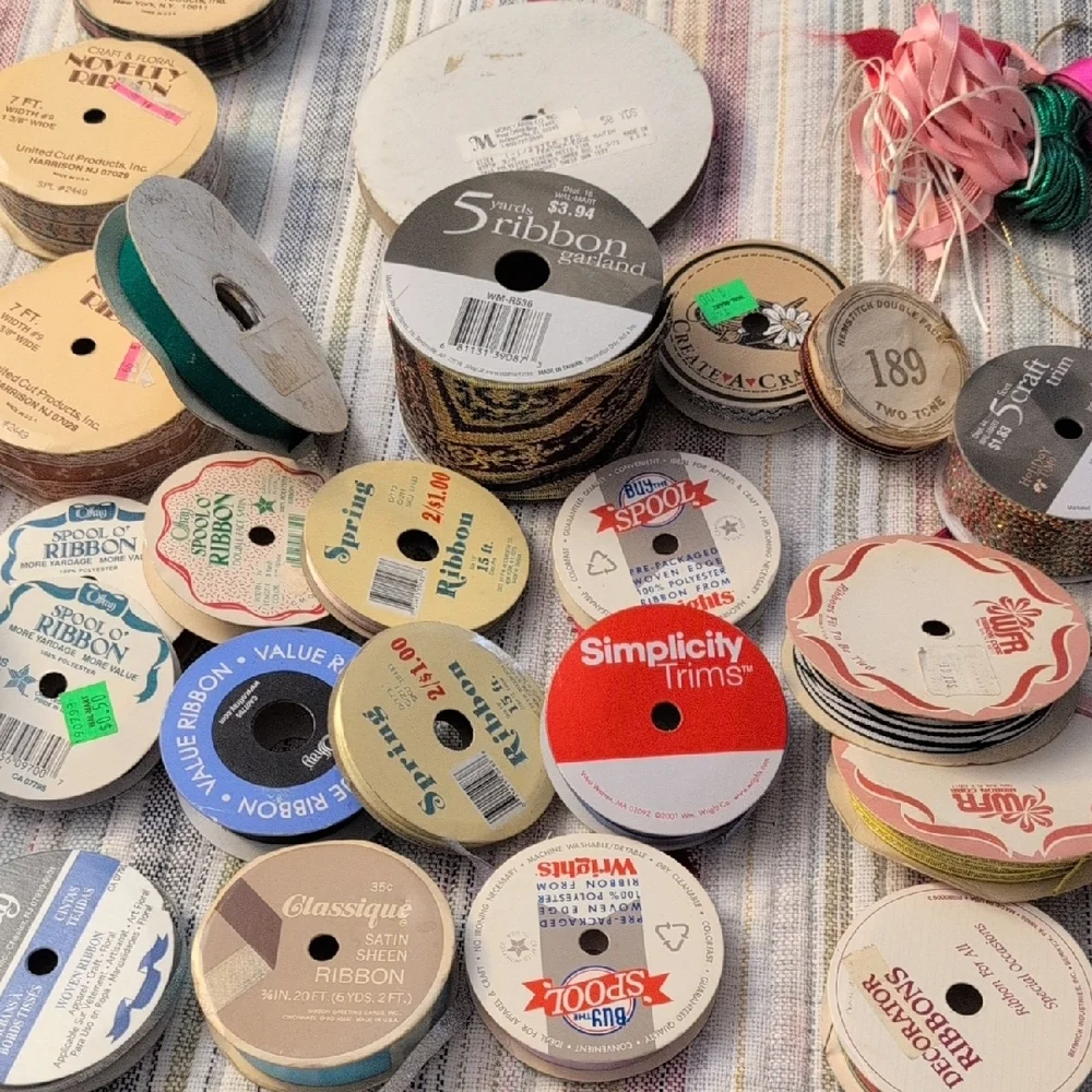 Assorted Ribbon Spools Collection - Picture 2 of 4